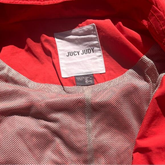 Jucy Judy Oversized Neon Windbreaker Korean K-Pop Streetwear Full Zip Jacket XS - Picture 4 of 10